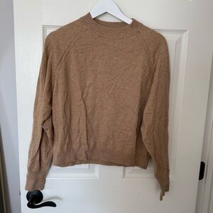 a new day Women's Camel Crew Neck Sweater